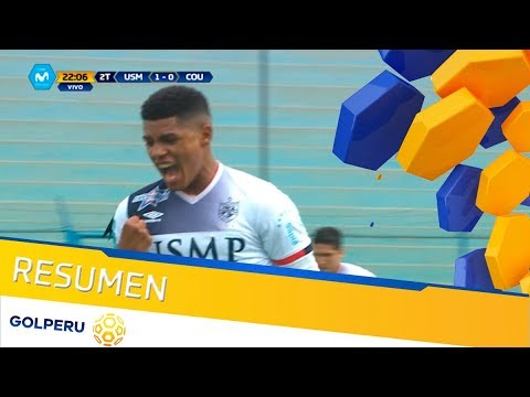 Resumen: Universidad San Martín vs. Comerciantes Unidos (3-2)