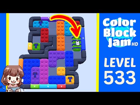 Color Block Jam Level 533 Solution Walkthrough