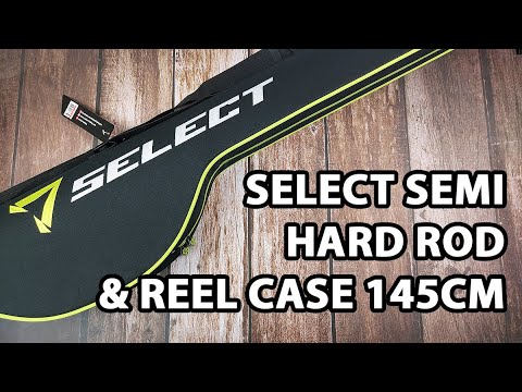 Жорсткий чохол для вудилища з котушкою Select Semi Hard Rod & Reel Case 145cm, колір:чорний