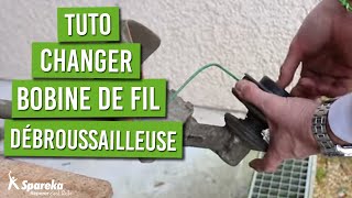 Comment changer la bobine de fil d’une débroussailleuse ?