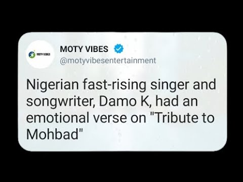 Damo K - Tribute to Mohbad (music video)