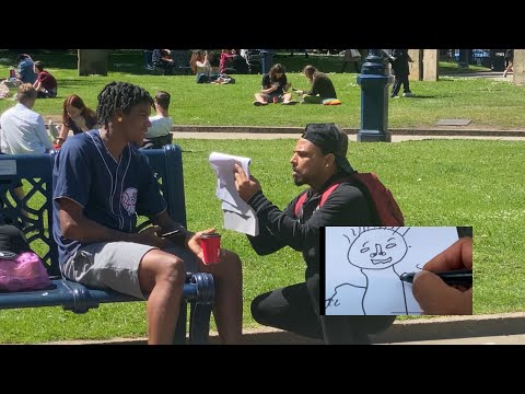 🔥ARTIST WITHOUT TALENT paint stranger people✍️😂