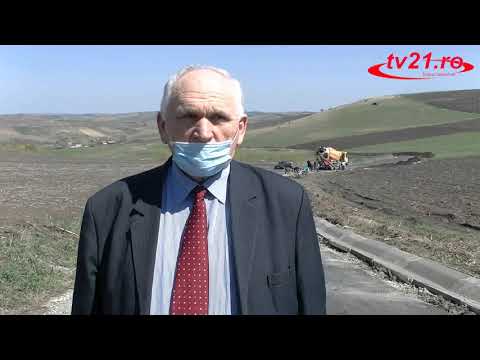 Lucrari la Ploscos in infrastructura luna Aprilie 2020