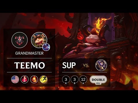 Teemo Support vs Blitzcrank - NA Grandmaster Patch 9.9