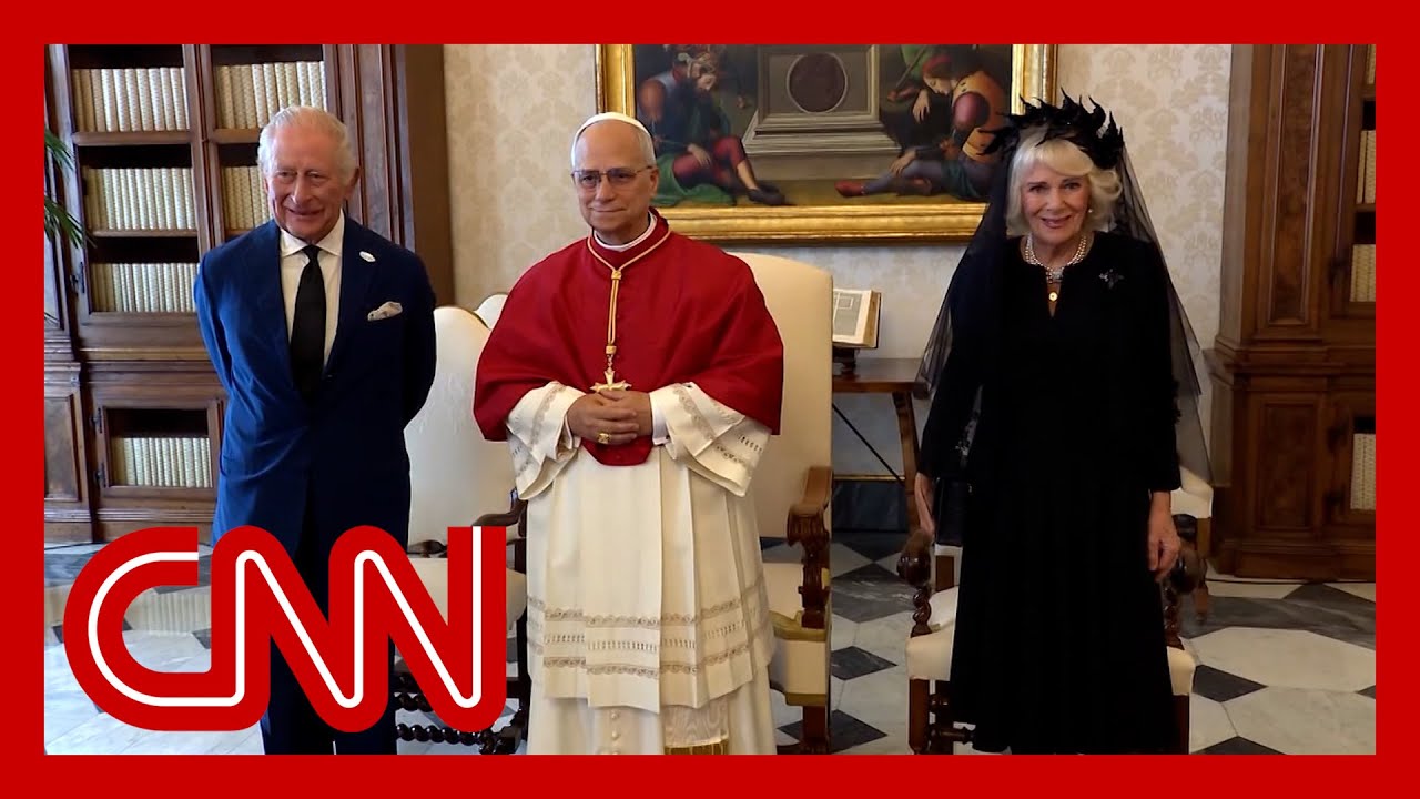 King Charles prays with Pope Leo at the Vatican in a historic moment