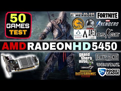 Amd Radeon HD 5450 | 50 Games Test !