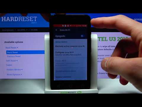 Cómo compartir Internet en ALCATEL U3 - compartir datos móviles