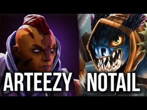 Arteezy Anti Mage vs Kuroky, Badman, 633 - Notail, Moon, Fly Intense Game 8k MMR Gameplay