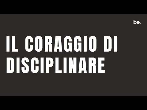 Il coraggio di disciplinare | Silvano Bianco | 03/10/2021