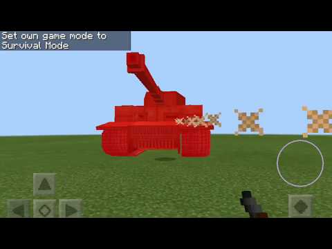 Insane War Tank Mod in Minecraft!!