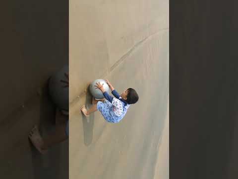 Udaypur beach , play football by Dinku.❤️❤️❤️