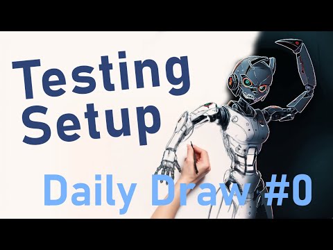 "The little robot that could" - Learning how to draw on a tablet and testing capture - Daily Draw #0