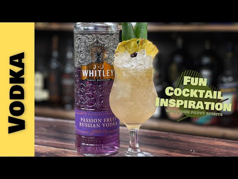 PASSION FRUIT + COCONUT = AMAZING | Easy Vodka Cocktails Recipes