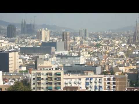 Барселона - вид с горы Монжуик