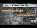 Two men hurt after weekend shootings in Champaign
