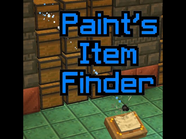Paint's Item Finder (v2.1 for 26.1) Minecraft Data Pack