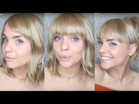 How To Apply & Blend Clip In Fringe/Bangs - Cliphair...