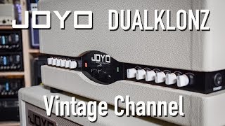 Video thumbnail for Joyo Dualklonz - Vintage Channel - All Sounds by EytschPi42