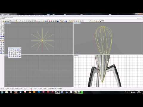 Rhino Lezione 18 - Modellazione 3D Juicy Salif