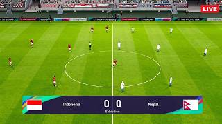 Download lagu 🔴 LIVE  INDONESIA VS NEPAL HARI INI  ~    BAHASA INGGRIS AFC 2026  DI PES mp3