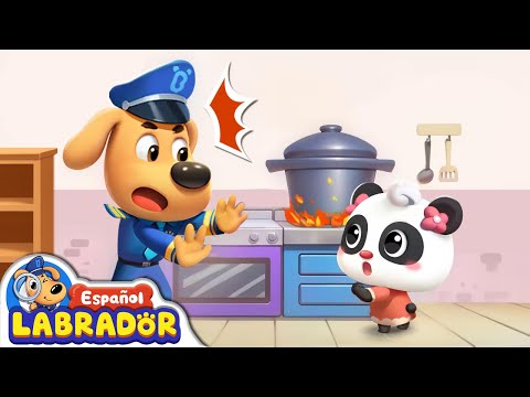 🔍Compilación de Sheriff Labrador - La Cocina Peligrosa | Videos para Niños | BabyBus Español