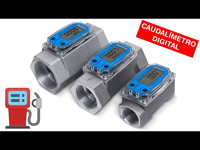 Vídeo relacionado con Uadme Medidor de Flujo de Turbina Digital 1" NPT 15-120L, Caudalimetro Agua con Pantalla LCD, Water Flow Meter para Equipos de Repostaje de Diésel y Gasolina (Azul)