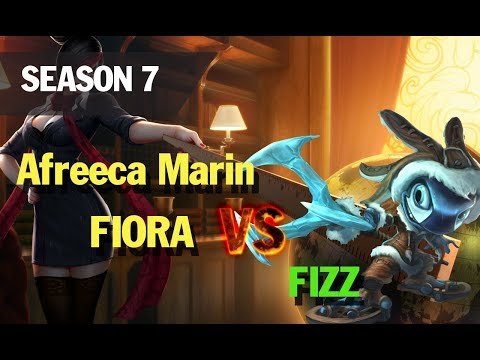 Season 7 Afreeca Marin plays FIORA TOP vs A Korean FIZZ  l LOL League of legends
