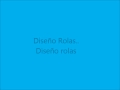 Diseño Rolas(Molotov)-Letra 