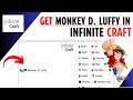 How To Make Monkey D Luffy In Infinite Craft Get Monkey D Luffy In Infinity Craft