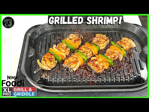 AIR FRYER SHRIMP KEBABS!