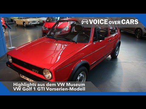 VW Golf I GTI Vorserienmodell - Highlights aus dem Volkswagen Museum 2016 - Voice over Cars