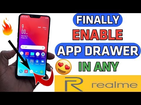 HOW TO ENABLE APP DRAWER IN ANY REALME DEVICE | REALME APP DRAWER | TOSHIN TECH Video