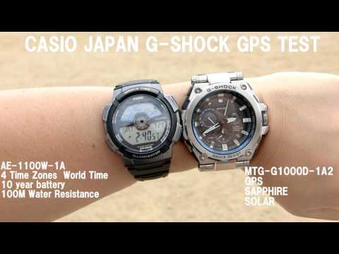 JAPAN HIGHEST QUALITY - CASIO G-SHOCK MTG-G1000D GPS TEST