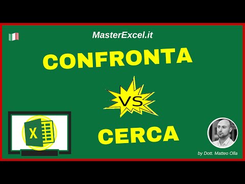 MasterExcel.it - Funzioni Cerca VS Confronta! Per quali motivi non usare la funzione Cerca Excel