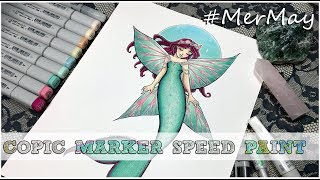 #Mermay Flying Fish Mermaid Speed Paint