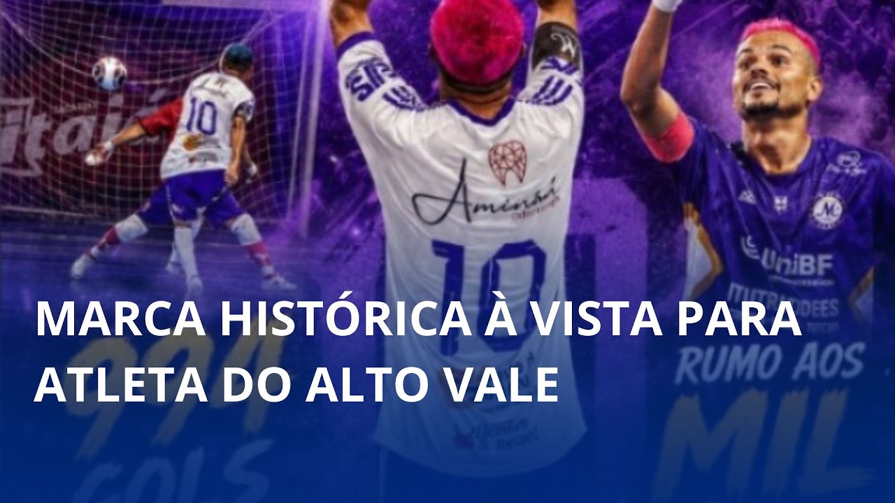 ⚽   Marca histórica à vista para atleta do Alto Vale