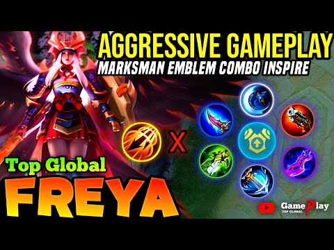 Aggressive Gameplay - Top Global Freya by [ MAMAW MAG OVERTHINK. ] Mobile Legends