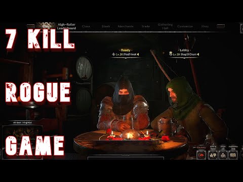 7 KILL ROGUE GAME - DARK and DARKER [PURPLE RONDEL DAGGER]