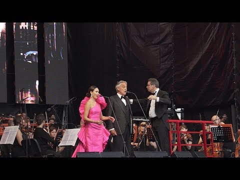 Аида Гарифуллина и Андреа Бочелли С. Петербург | Andrea Bocelli and Aida Garifullina St. Petersburg