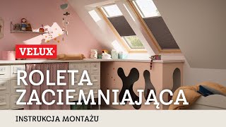 Roleta na okno dachowe 78x118 Velux DKL 0705S MK06 zaciemniająca szara (Foto 5)