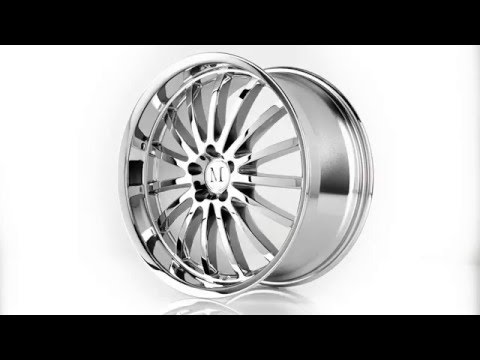 Mandrus Mercedes Wheels- Millenium in Chrome
