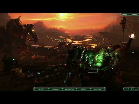 Starcraft 2 Wings of Liberty - Char Mission Select Screen