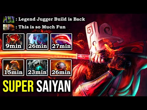 SUPER SAIYAN JUGGER SKADI IS BACK Crazy Slow Attack 100% Unkillable & Insane Farming 8K MMR DotA 2