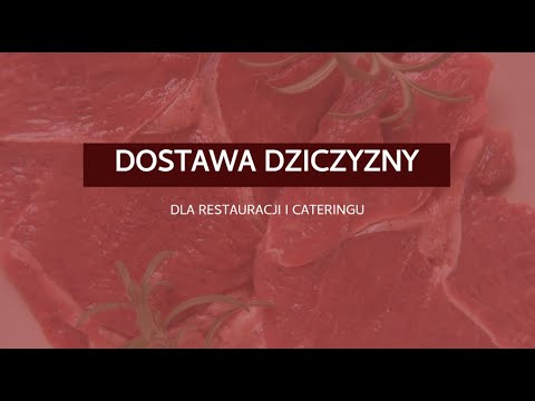 Sklep z dziczyzną Leśniczówka - video