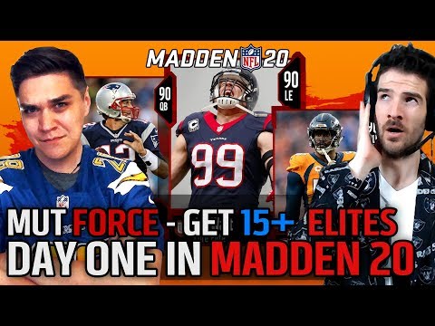 Get 15+ Free Elites Madden 20 Day 1 | MUT Force with Director & Trumpetmonkey