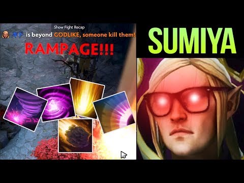 SUMiYA BEST Combo Invoker in Dota 2? EPIC Rampage Gameplay