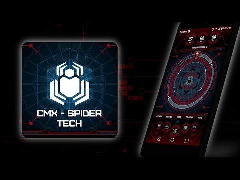 CMX - Spider Tech · KLWP Theme Video