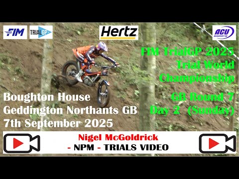 FIM TrialGP 2025 GB Round 7 Day 2 Trial World Championship