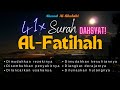 DZIKIR SURAH AL FATIHAH 41 KALI BACAAN ARAB LATIN DAN TERJEMAHAN