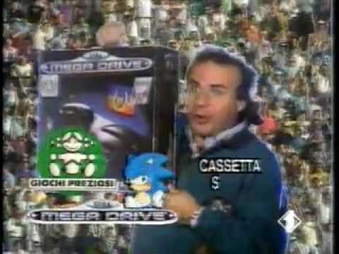 Pubblicità Sega Mega Drive - Jerry Calà